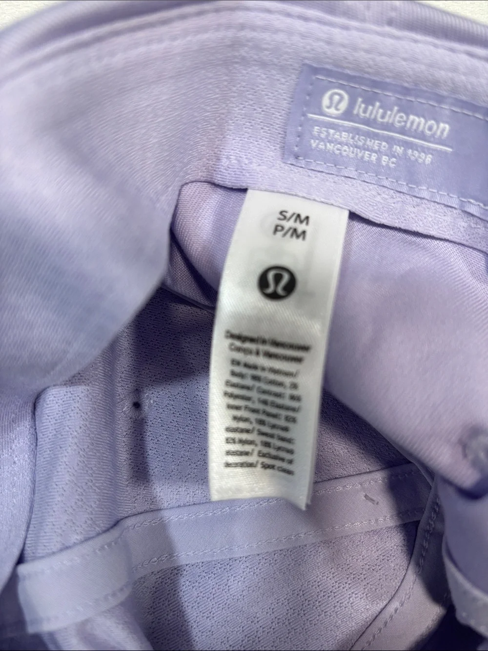 Lululemon Women’s Lavender Baseball Cap – Size S/M